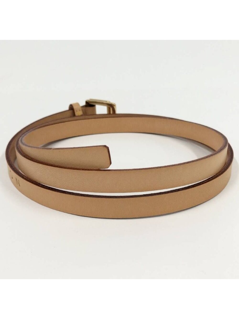 Louis Vuitton Ceinture Belt S Leather Beige - Picture 2 of 8
